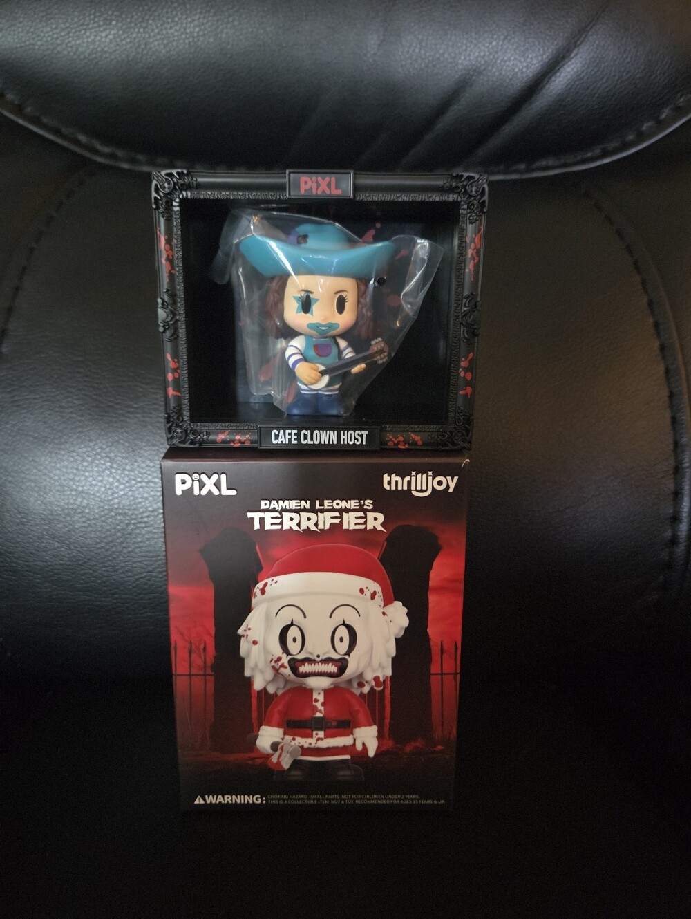 Terrifier Cafe Clown Host Pixl Collectible Horror Figure